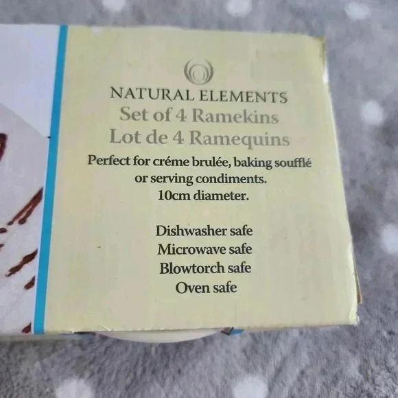 🍂FREE WITH $60.00 PURCHASE🍂 Winners  Natural Elements 4 Piece Ramekins - Picture 3 of 4